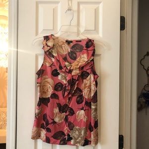 💐3 for $10 Talbots silk floral tank